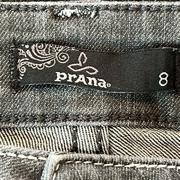 prAna Grey Slim Fit Kara Jeans Woman's Size 8 STYLE #W4KARA112 w MEASUREMENTS! - Picture 2 of 13